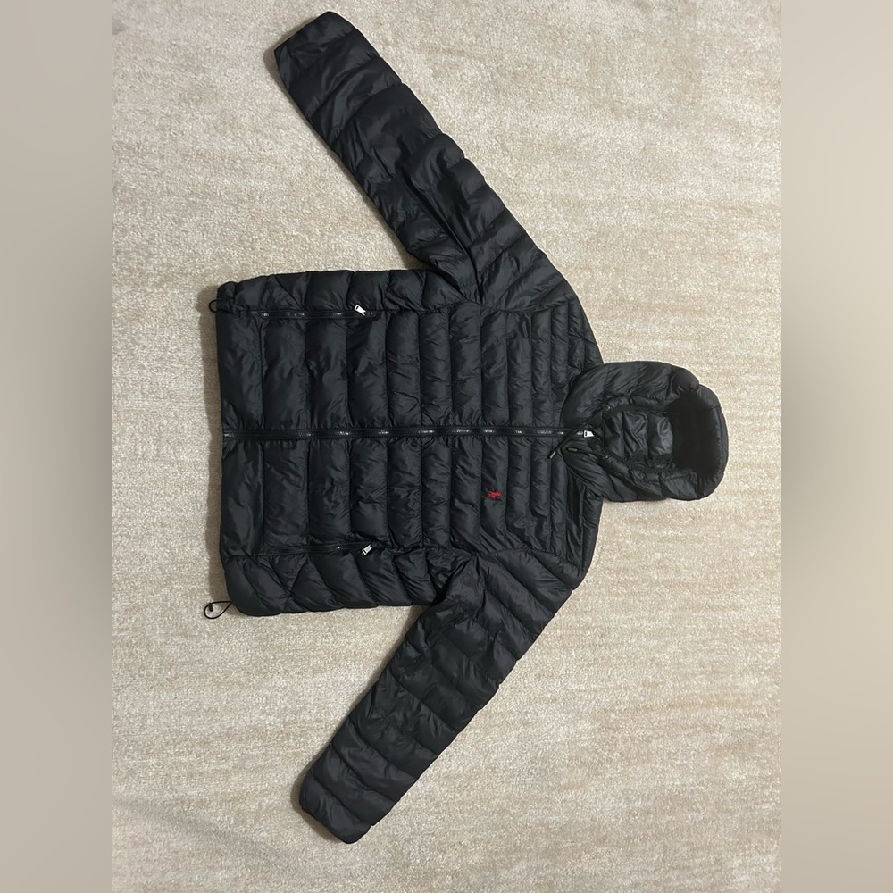 Polo Ralph Lauren Lightweight Packable Hooded Puffer “Black”